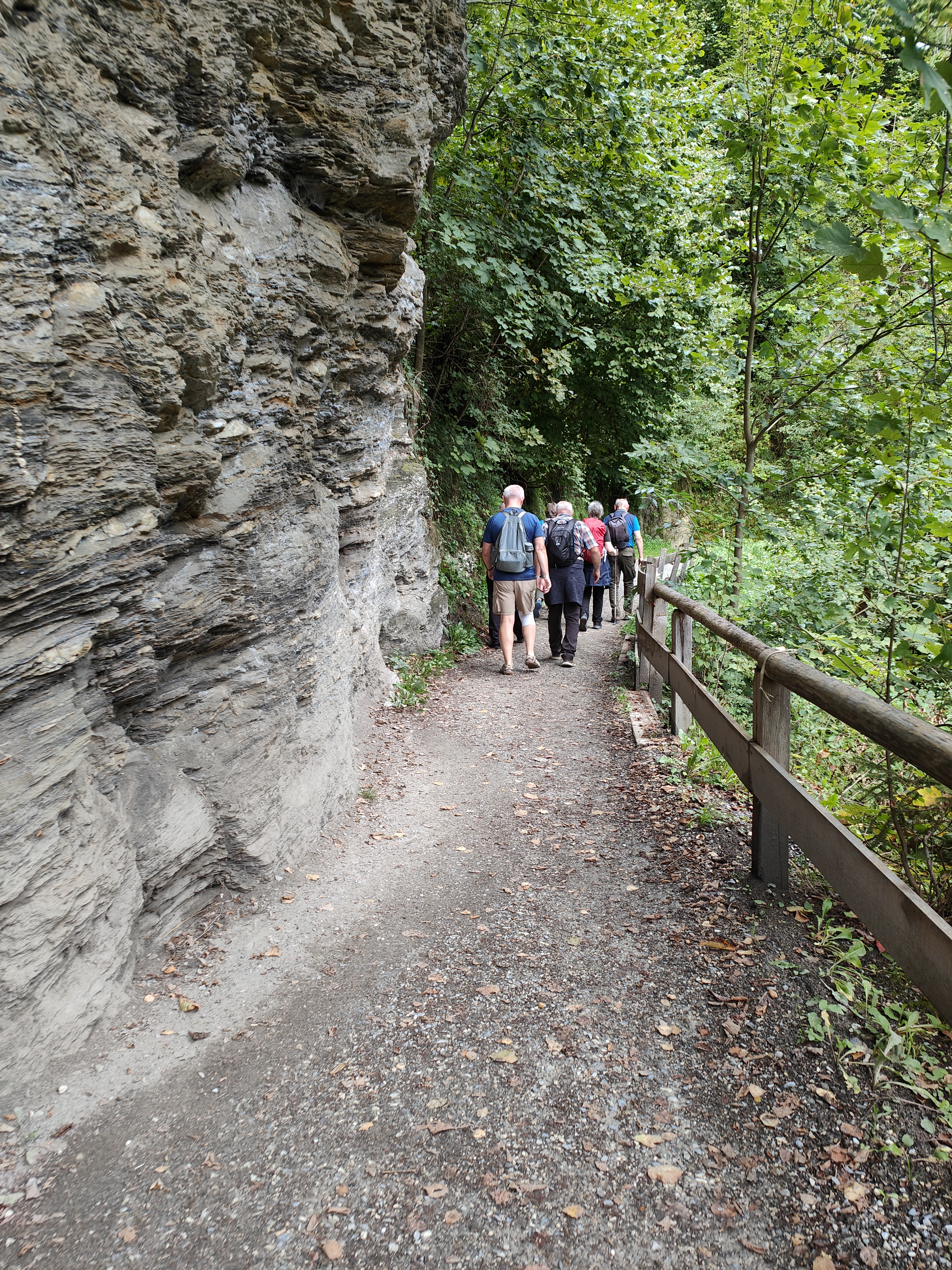The path from Bad Hofgastein to Bad Gastein