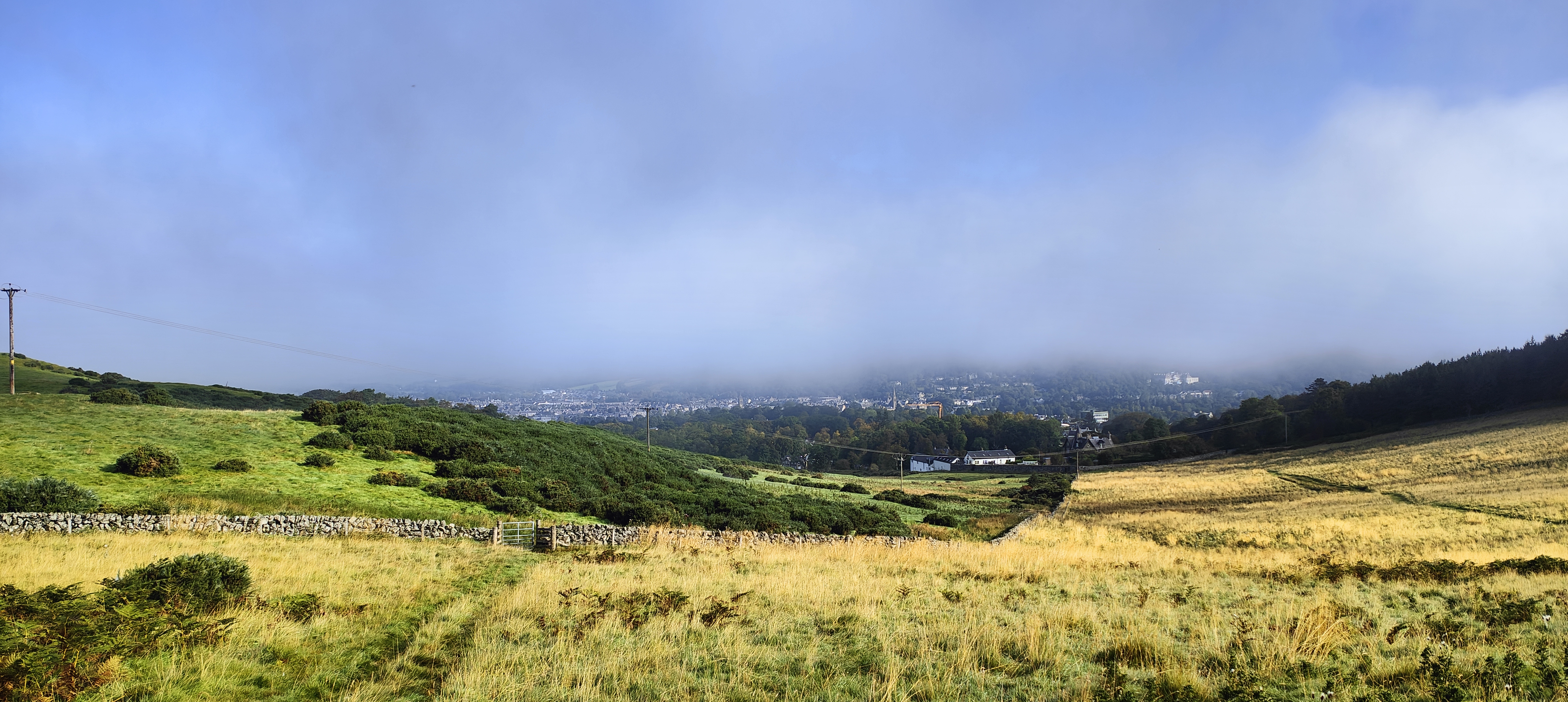 mist over peebles